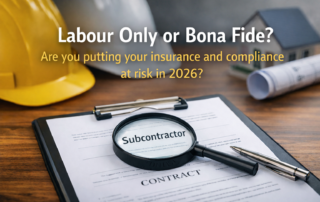 Bona Fide or Labour Only Subcontractors