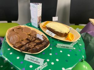 Macmillan cakes etc