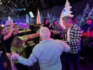 The Curling Club Christmas get together Robert Gerrard insurance brokers