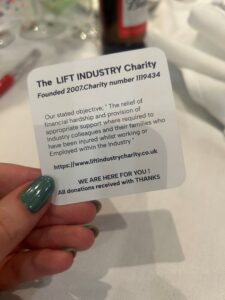 Lift Industry Charity Dinner